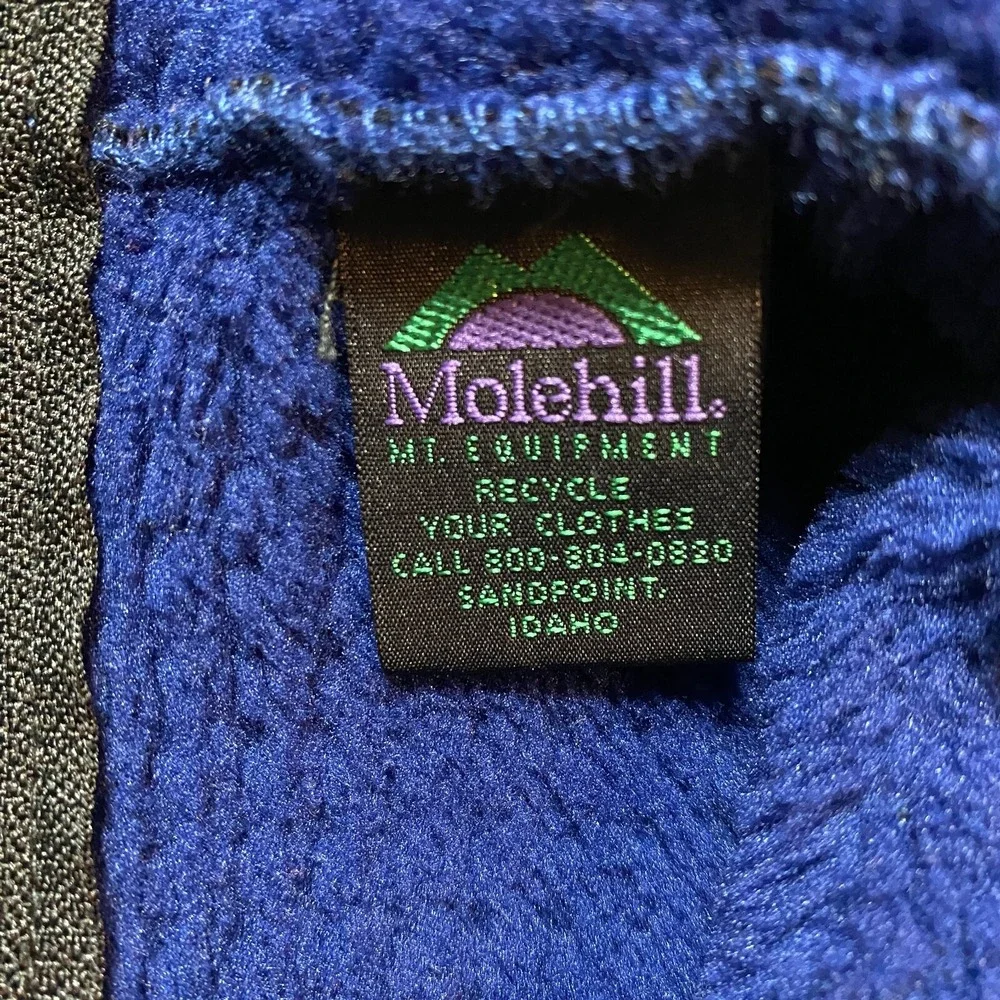 Vintage Molehill Mountain Baby Blue Snow Warm Hooded One‎ Piece Size 3-9 Months